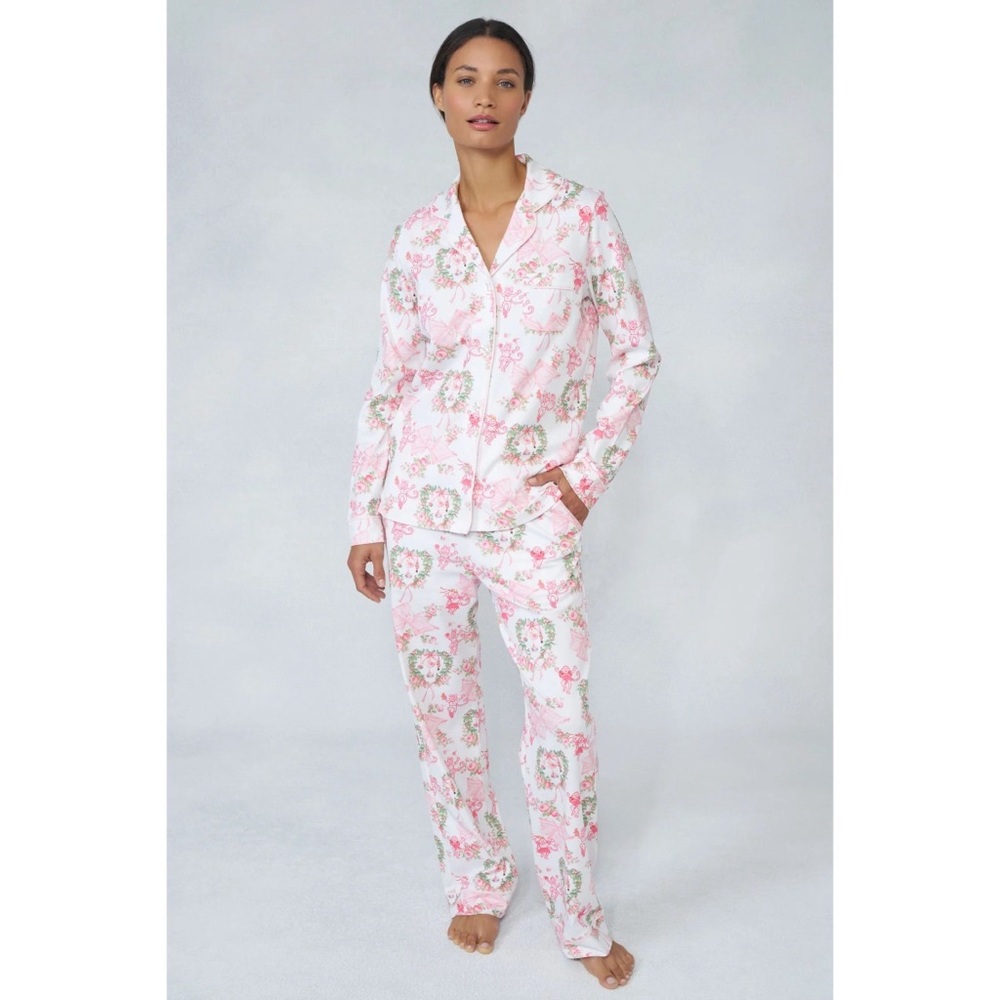 Roller Rabbit X LoveShackFancy Merry Monkey Pajamas